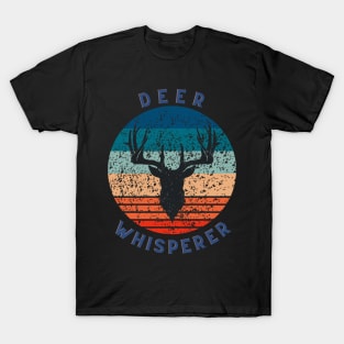 deer whisperer vintage retro T-Shirt